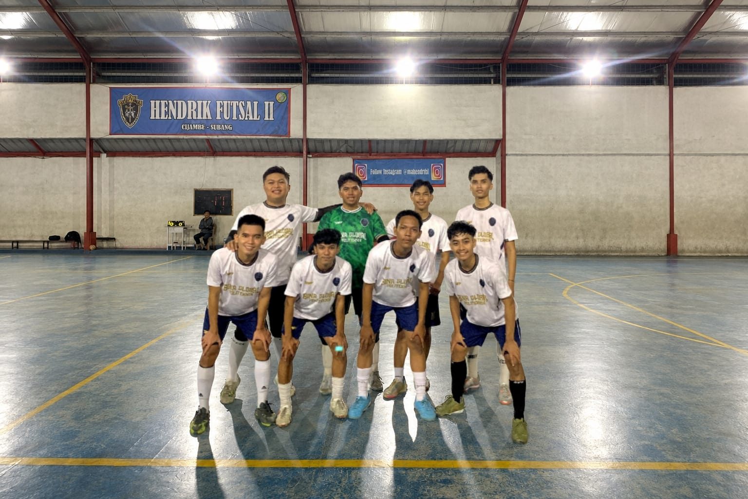 Tim Futsal Politeknik Bina Global Berhasil Menorehkan Hasil Yang Baik Dengan Lolos Ke Semifinal Liga Ramadhan Mahendrik Cijambe Subang